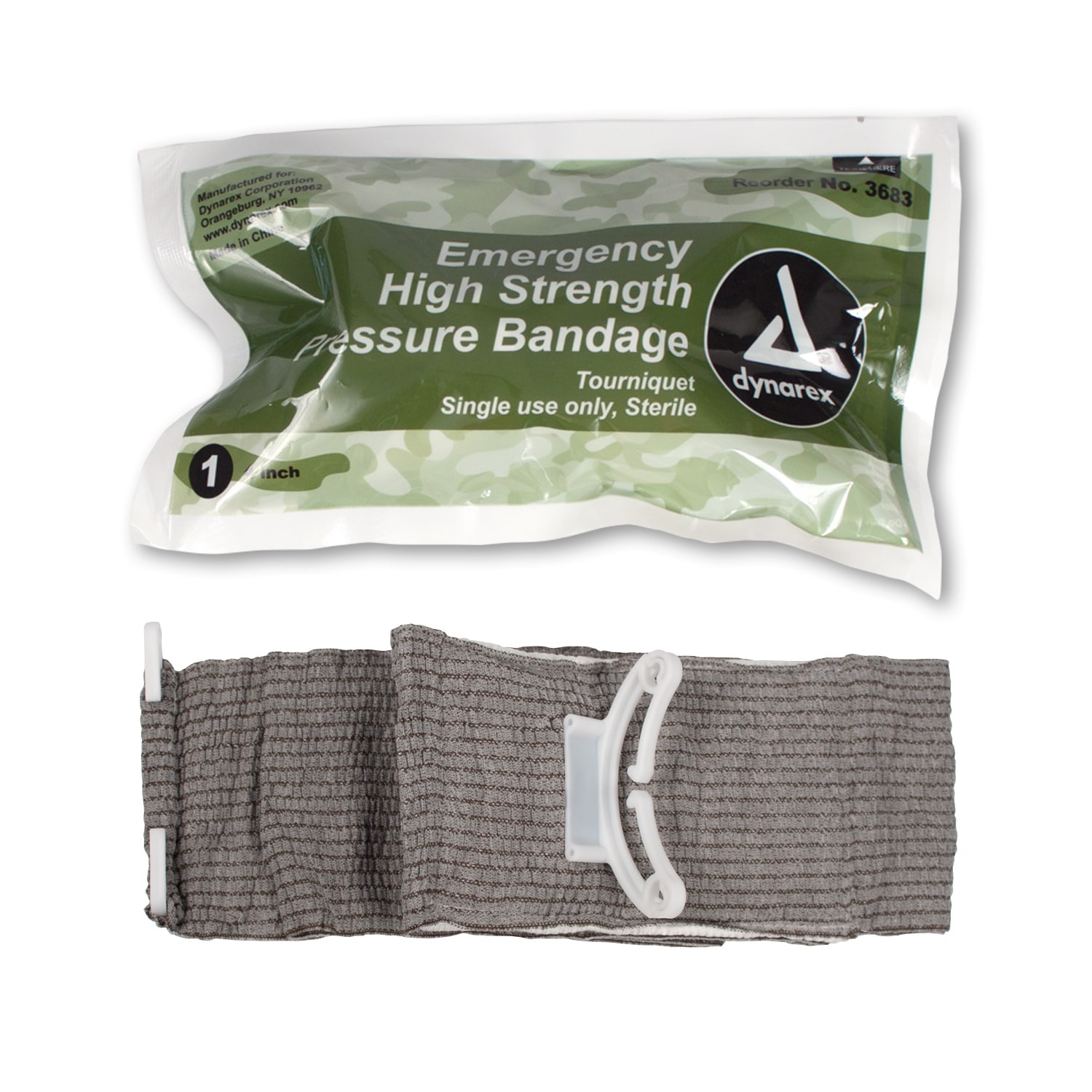 Trauma Bandage 4″ Cotton and Polyurethane Medical Army Military
