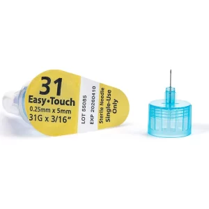 EasyTouch Pen Needles 31 G x  3/16 in. (5mm) 100ct