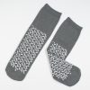 Double Sided Slipper Socks, Non Skid Hospital Travel Slipper Socks XXL, Grey #2194 - Thumbnail Image 1