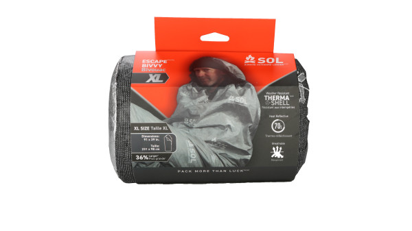 SOL Escape Bivvy XL with Hood - Gray 0140-1237