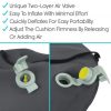 Inflatable Lumbar Cushion Black - Thumbnail Image 5