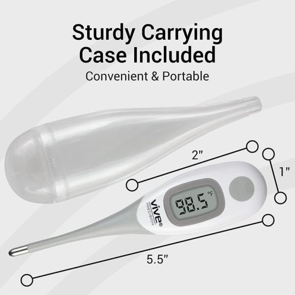 Smart Oral Thermometer, Bluetooth, Waterproof, Celsius and Fahrenheit - Image 5