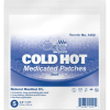 Cold Hot Medicated Topical Analgesic Patches Long Lasting Formula Natural Menthol 5% Back 3.9" x 7.9" #1452 - Thumbnail Image 1
