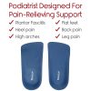 3/4 Length Orthotic Insoles, EVA Foam, Antimicrobial Washable Lining - Thumbnail Image 8