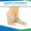 Arch Sleeves Compression Gel Pad Support Sleeves Plantar Fasciitis Foot Relief - Thumbnail Image 3
