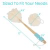 Bath Loofah Sponge Brush Shower Long Handle - Thumbnail Image 7