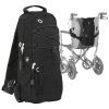 Black Oxygen Tank Bag, Sturdy, Stylish, Convenient with Multiple Hose Outlets - Thumbnail Image 1