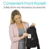 Black Oxygen Tank Bag, Sturdy, Stylish, Convenient with Multiple Hose Outlets - Thumbnail Image 4