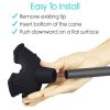 Black Standing Cane Tip - Thumbnail Image 3