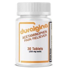 Duralgina Acetaminophen 325 mg Pain Reliever 30 Tablets