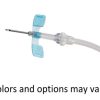 Arteriovenous Fistula Needle BioHole Fixed Wing Single Pack 16GX1 Fixed Hub 12" Tubing / Single Dull needle with Scab Remover, for Dialysis Procedure - Thumbnail Image 1