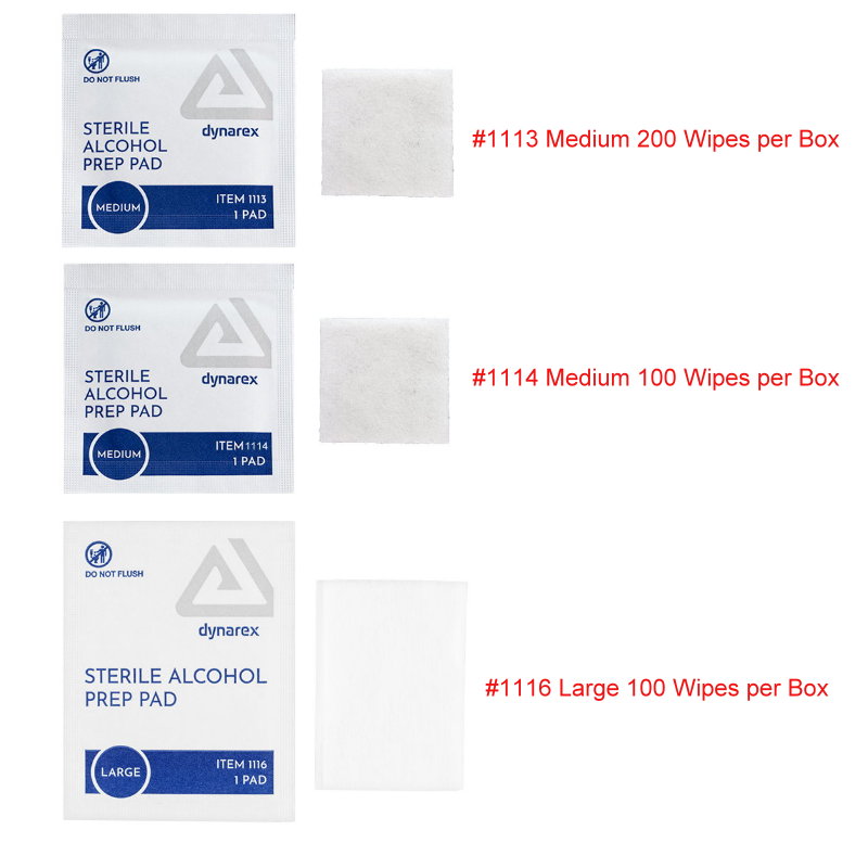 Sterile Alcohol Prep Pads, Premium Quality Pads