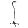Bariatric Quad Cane Large Base, High Quality Anodized Aluminum - Thumbnail Image 1