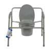 Three-in-one Bariatric Folding Commode 650 lb - Thumbnail Image 2