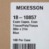 McKesson Exam Cape, Blue, Qty 100 Capes - Thumbnail Image 5