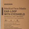 McKesson Procedure Mask with Eye Shield, Qty 100 Masks - Thumbnail Image 2