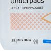 Disposable Underpad McKesson Ultra Breathable 23 X 36 Inch Fluff / Polymer Heavy Absorbency, Qty 10 Underpads - Thumbnail Image 3