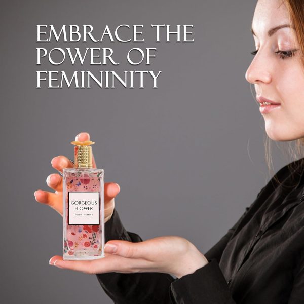 Gorgeous Flower Women’s Perfume Spray 3.4 fl oz Jasmine, Pear Blossom& Sweet Sugar - Image 4