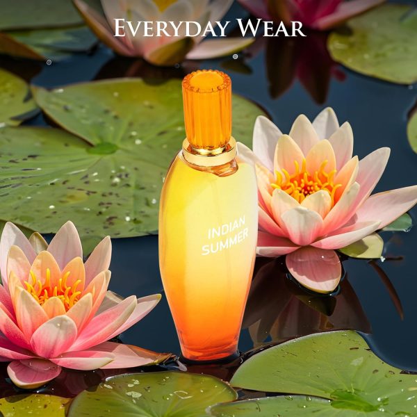 Indian Summer for Women 3.4 fl oz Opening Scents of Mango, Nectarine & Orange, Sweet, Milky & Tropical Aromas of Coconut Blend - Image 7