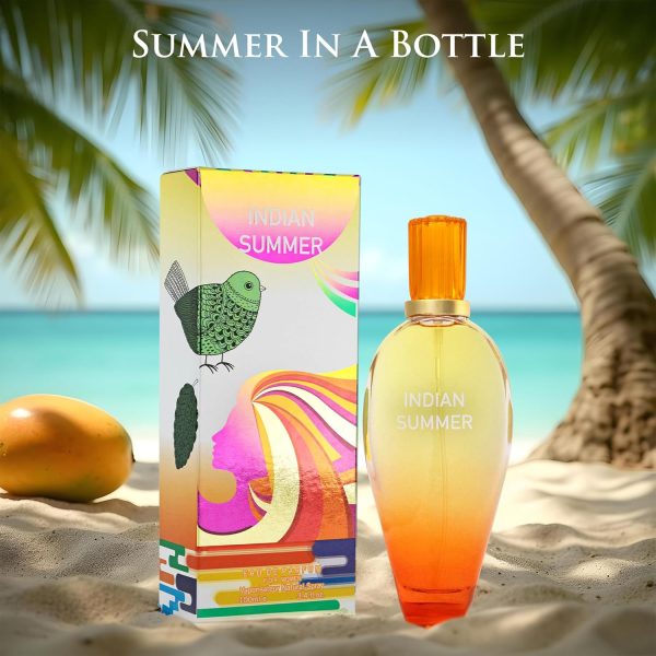 Indian Summer for Women 3.4 fl oz Opening Scents of Mango, Nectarine & Orange, Sweet, Milky & Tropical Aromas of Coconut Blend - Image 6