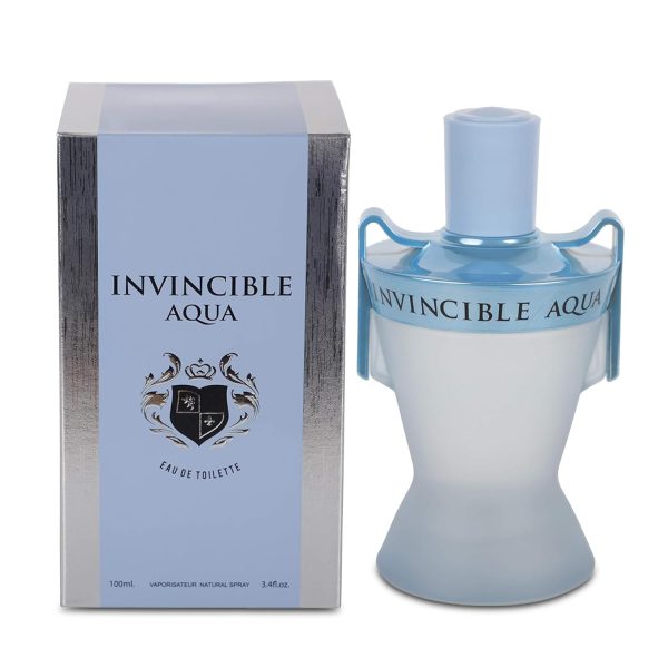 Invincible Aqua Eau De Toilette Men's Cologne 3.4 fl Oz