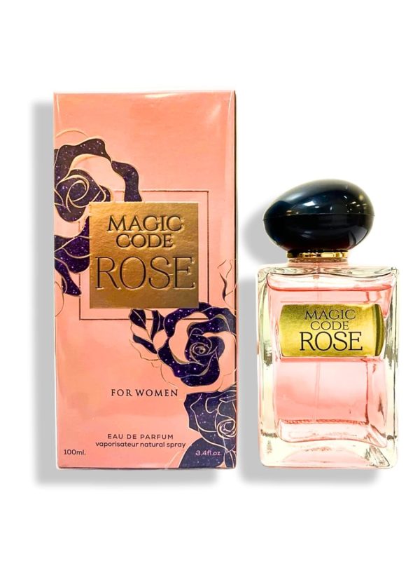 Magic Code Rose Eau de Parfum 3.4 fl oz Chypre Floral fragrance for Women