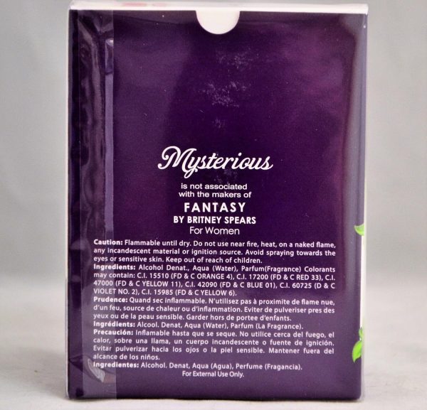 Mysterious Pour Femme Eau de Parfum Spray Fragrance for Women's 3.4 fl oz - Image 3