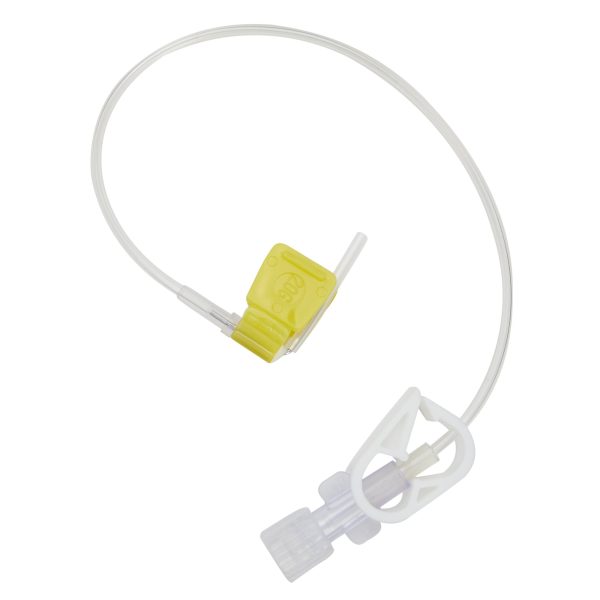 Huber Infusion Set Kawasumi 20 Gauge 3/4 Inch 8 Inch Tubing Without Port