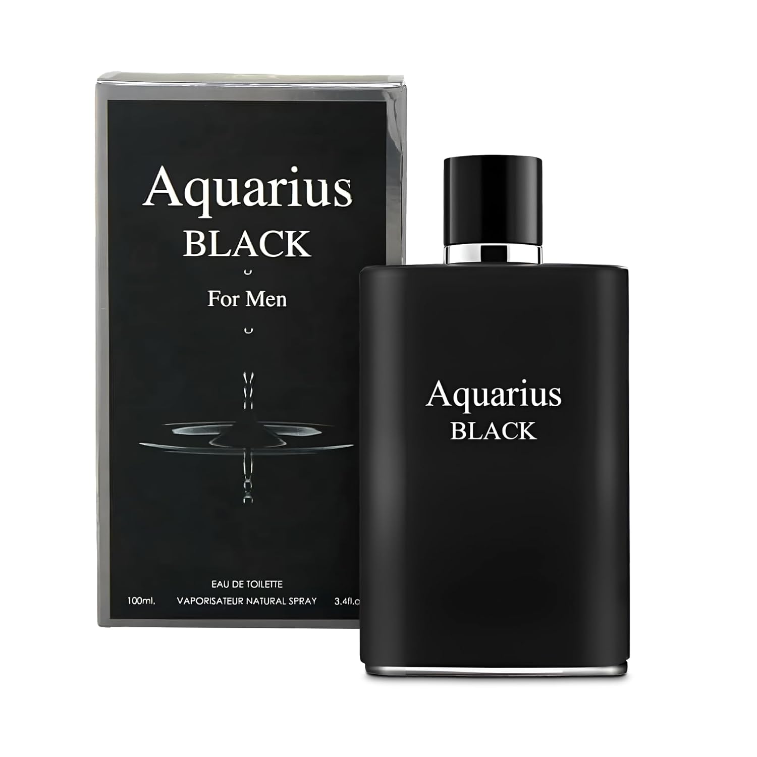 Aquarius Black Spray Cologne 3.4 Fl. Oz. Eau De Toilette for Men - Image 3
