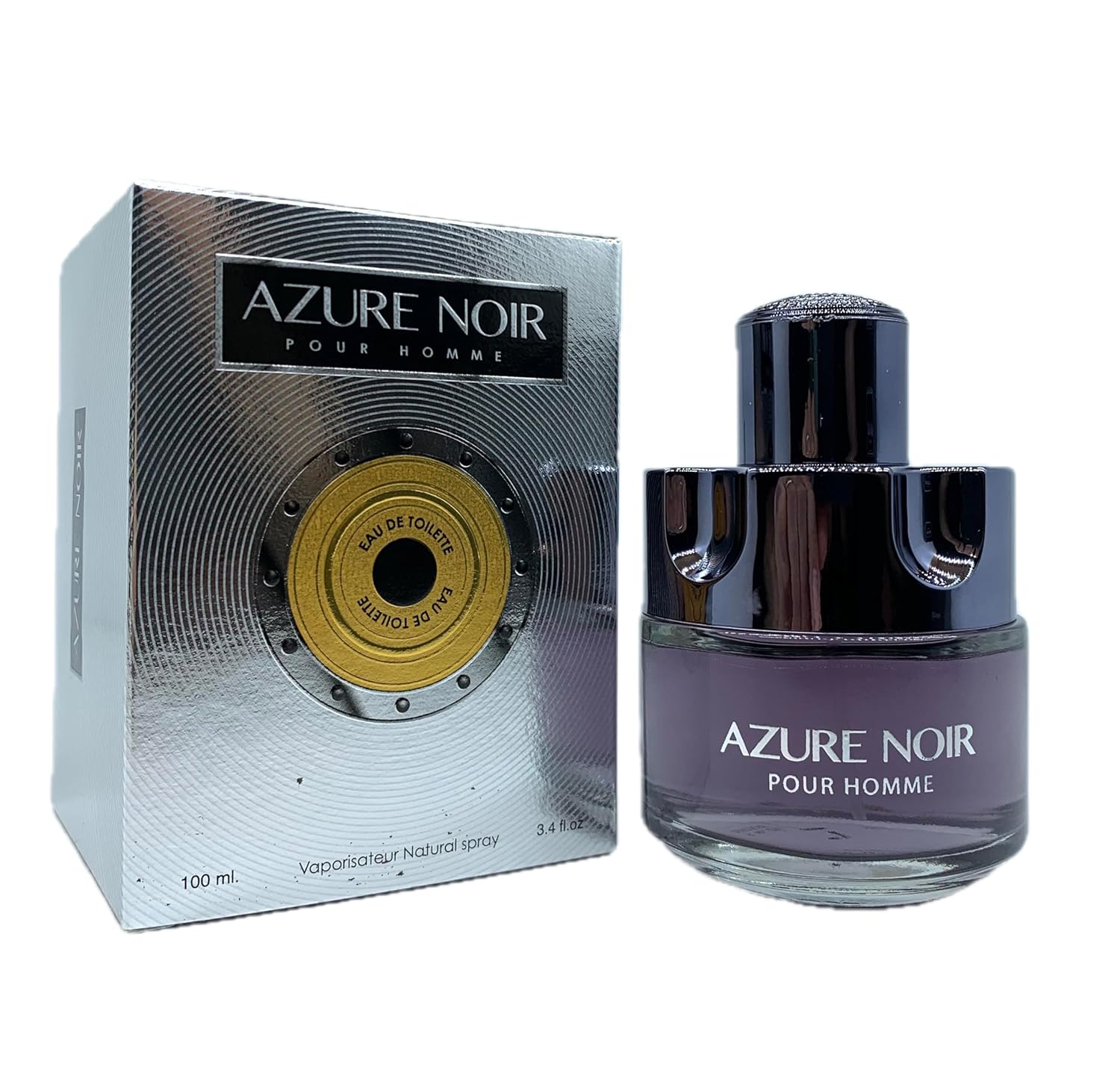 Azure Noir Pour Homme Men's Cologne 3.4 Fl. Oz. Eau de Toilette Spray - Image 3
