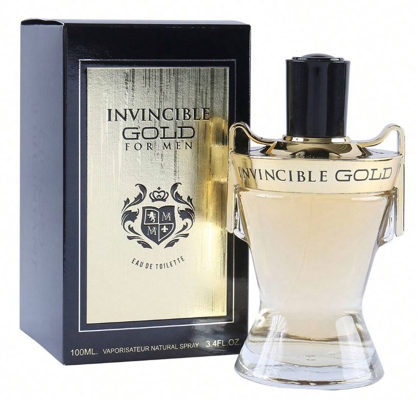 Invincible Gold Men's Cologne 3.4 Fl. Oz. Eau de Toilette Spray - Image 3