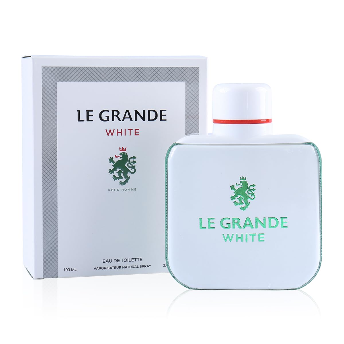 Le Grande White Spray Cologne 3.4 Fl. Oz. Eau De Toilette for Men