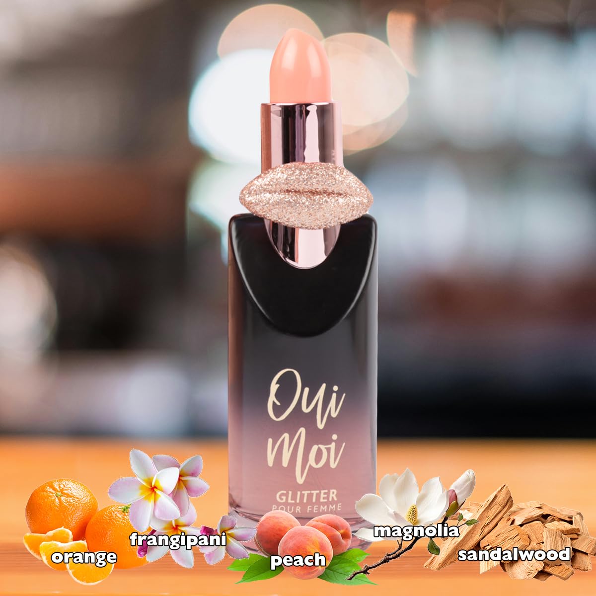 Oui Moi Glitter Spray Perfume - Eau De Parfum for Women 3.4 fl.oz