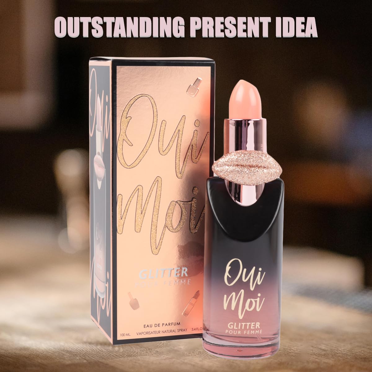 Oui Moi Glitter Spray Perfume - Eau De Parfum for Women 3.4 fl.oz - Image 2
