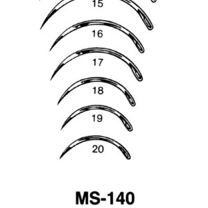 Reverse Cutting Suture Needle Integra® Miltex® Regular Surgeon's Type Size 18 Needle