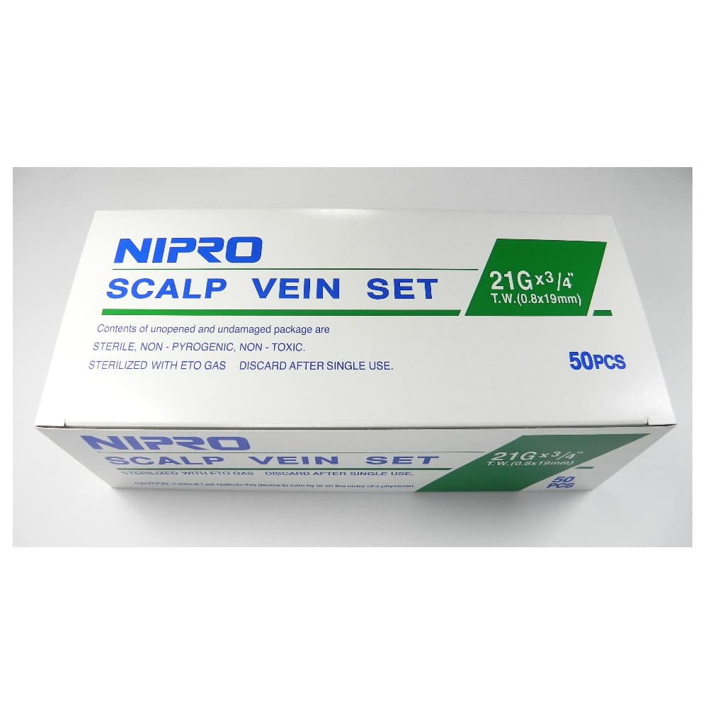 Scalp Vein Butterfly Winged Infusion Sets, Sterile, Individually Packaged - Image 3