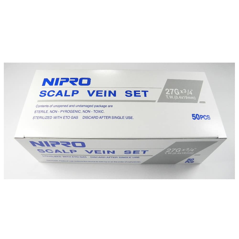 Scalp Vein Butterfly Winged Infusion Sets, Sterile, Individually Packaged - Image 4