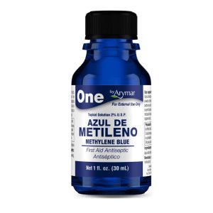 Methylene Blue 1% (Azul de Metileno) Antiseptic Solution 1oz, Topical Antiseptic for Minor Cuts and Scrapes