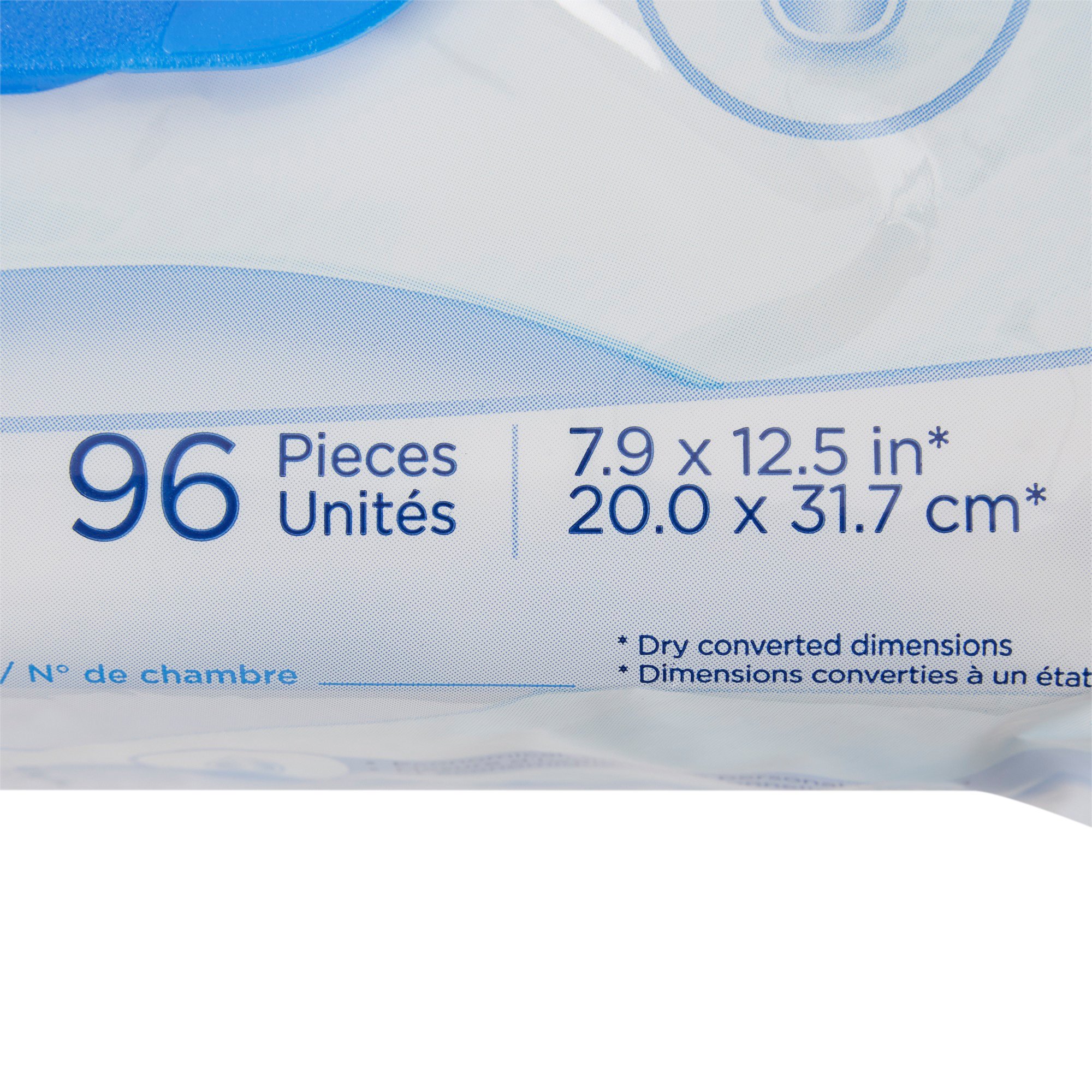 Tena Scented Classic Washcloth Dermatologically Tested, Alcohol Free with Aloe, Chamomile, Vitamin E, Soft Pack - Wipes 96 per Pack - Case of 6 Packs - Image 2