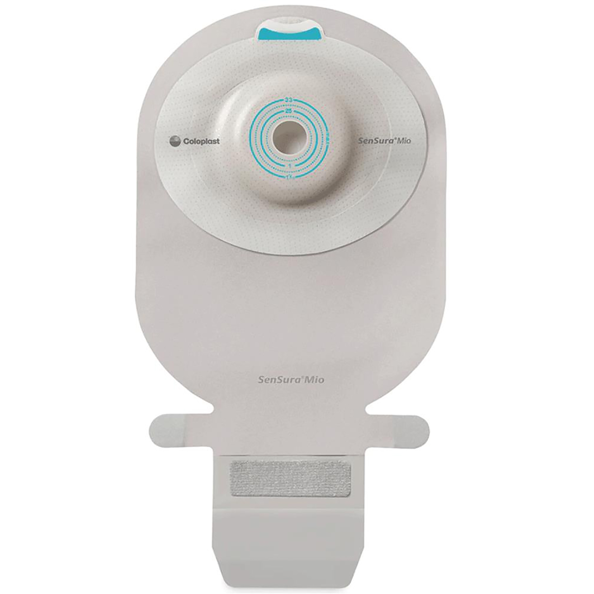 Ostomy Pouch SenSura® Mio Convex One-Piece System 11 Inch Length, Maxi Deep Convex, Pre-Cut 1-1/4 Inch Stoma Drainable - Box of 10