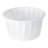Solo Paper Souffle Cup, White, 1.25-ounce capacity - Pack of 250 - Thumbnail Image 1