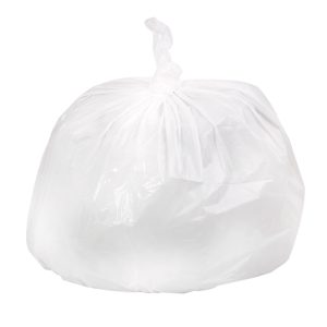 Trash Bag Colonial Bag Tuf 33 gal. 0.75 mil 33 X 39 Inch White Extra Heavy Duty X-Seal Bottom Coreless Roll - Roll of 150 Bags