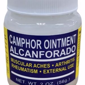 Camphor Ointment 2oz, Topical Pain-Relieving for Temporary Relief of Muscle Aches, Arthritis, Sprains, and Joint Pain