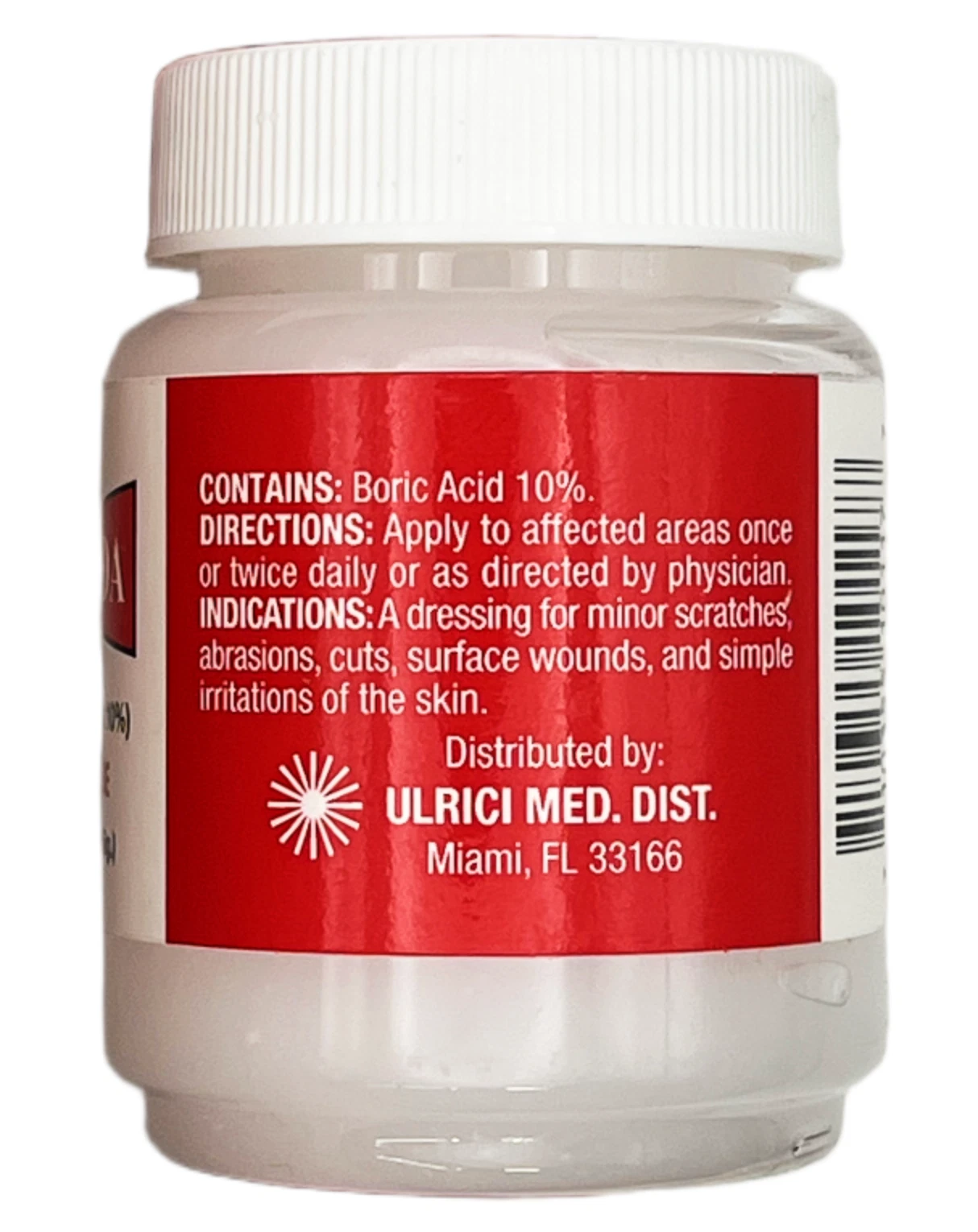 Antiseptic Cream Boricada Ointment, "Pomada Boricada Antiseptico" 2oz - Image 3