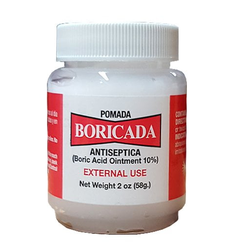 Antiseptic Cream Boricada Ointment, "Pomada Boricada Antiseptico" 2oz