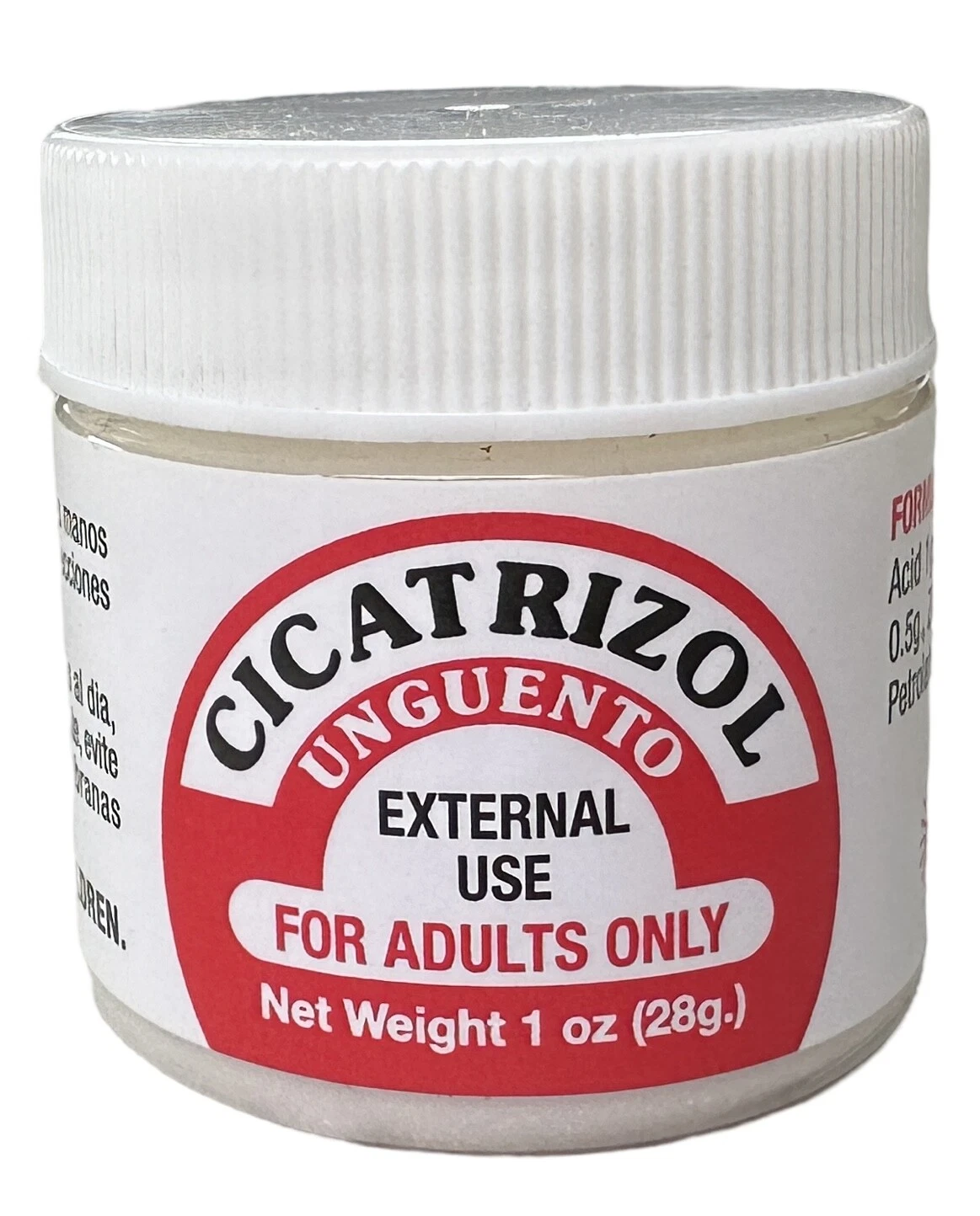 Cicatrizol Topical Ointment, for Cracks in Hands, Feet, Scars and Marks, 1oz