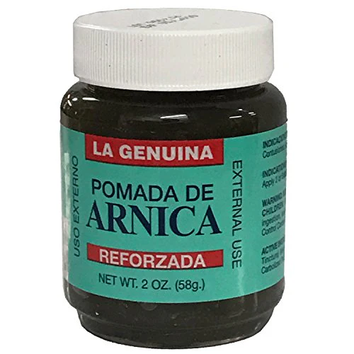 Arnica Ointment Pomada Reforzada La Genuina Extract Menthol for Arthritis 2oz