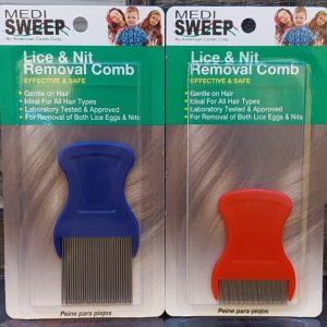 Head Lice and Egg Removal 2 Combs, Remover Stainless Steel Teeth