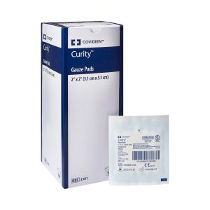 Curity Sterile Gauze Sponge, 2 x 2 Inch, 12-Ply - Case of 2400