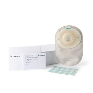 Ostomy Pouch SenSura® Mio Convex One-Piece System 8-1/4 Inch Length, Maxi Soft Convex, Pre-Cut 1 Inch Stoma Closed End - Box of 10